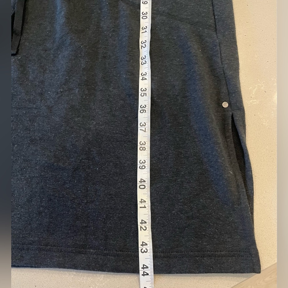 PRANA Cozy Up Beach Hopper Blouson Dress Dark Gray Women’s Size L - Picture 10 of 10